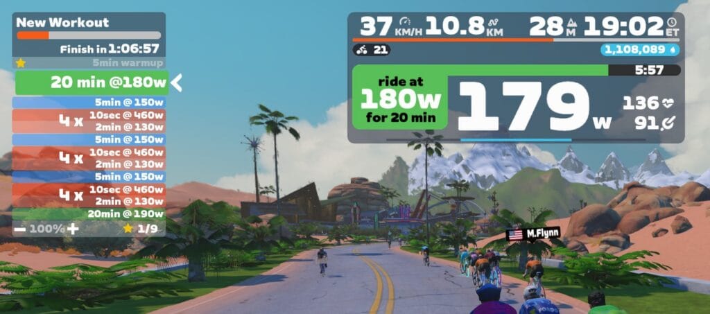 Trenażer rowerowy Wahoo Kickr Core 2 zwift
