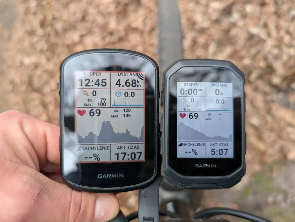Recenzja Garmin Edge MTB - licznik stworzony w teren, nie na asfalt 4 Garmin Edge MTB vs 840