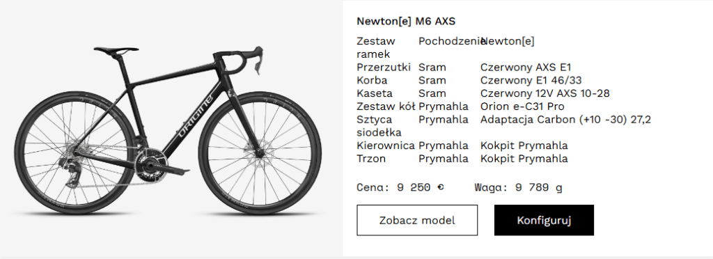 Francuzi stworzyli rower elektryczny o wadze piórkowej! Origine Newton 2 Origine Newton