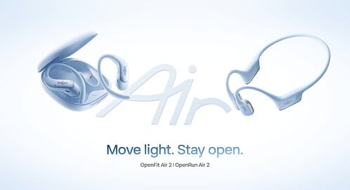 Shokz OpenRun Air 2 i OpenFit Air 2 debiutują. Shokz mocno odświeża swoje najpopularniejsze słuchawki 2 Shokz OpenRun Air 2 oraz Shokz OpenFit Air 2