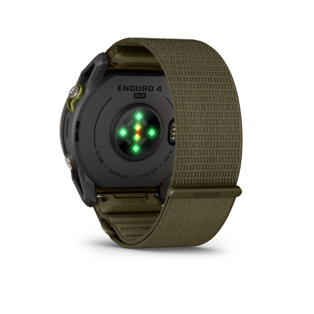 Garmin Enduro 4 oficjalnie. 320 godzin na jednym ładowaniu i tylko 66 gramów wagi 3 Enduro4 olive drab rear